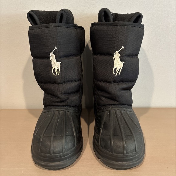 Polo Ralph Lauren Winter Snow Boot Boots‎ Insulated Size 1 Kids - Picture 1 of 3